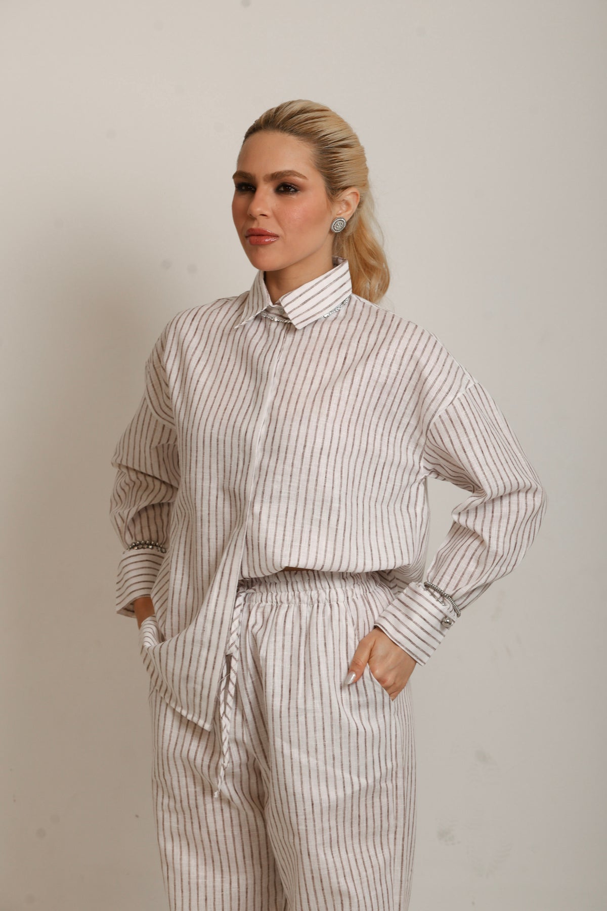 Camisa Olivia Linho