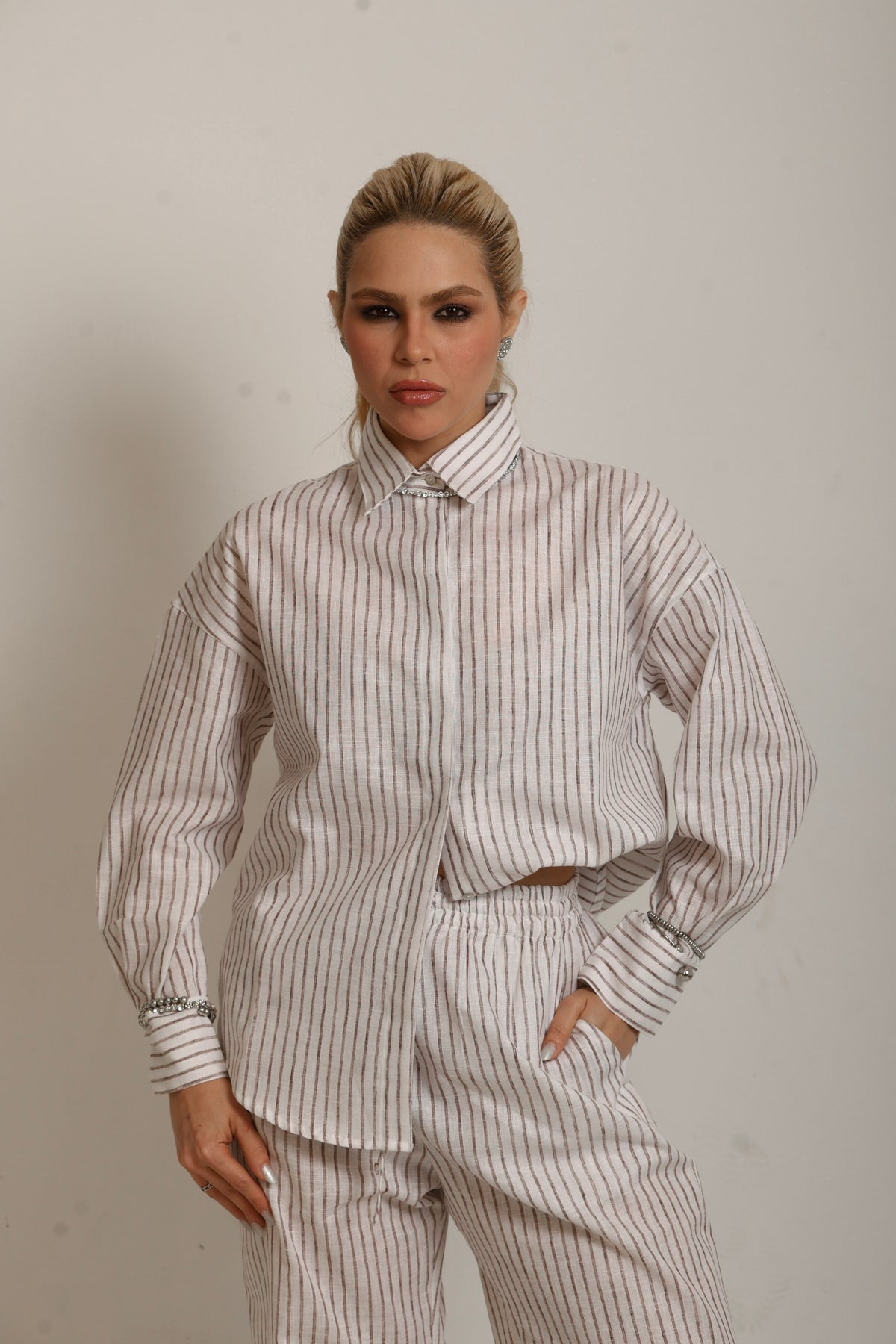 Camisa Olivia Linho