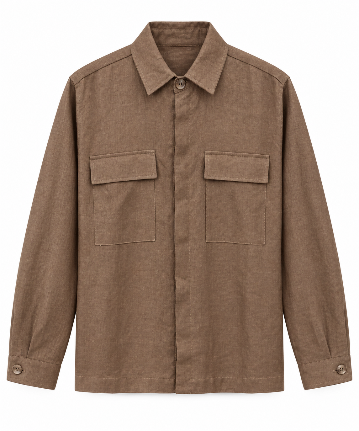 Camisa Cian Linho Manga Longa