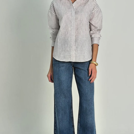 Camisa Olivia Linho